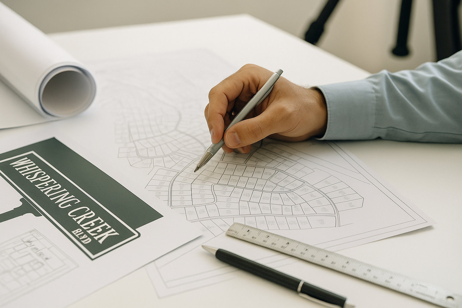 working with plats and plans to design custom solutions.