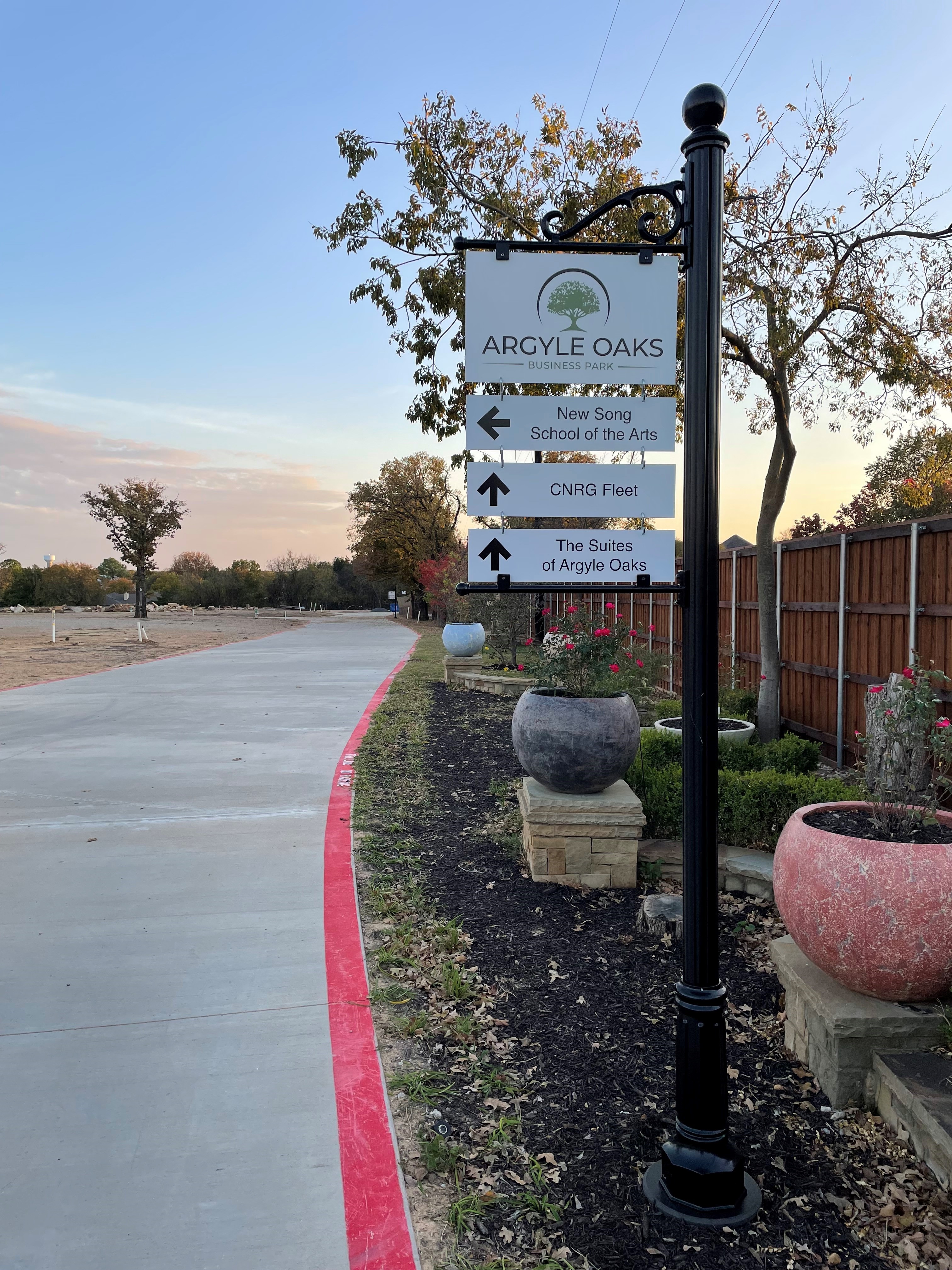 Project 9 signage